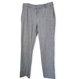 GAP Women Grey Plaid Skinny Ankle Pants With Secret Smoothing Pockets Sz 12 Tall